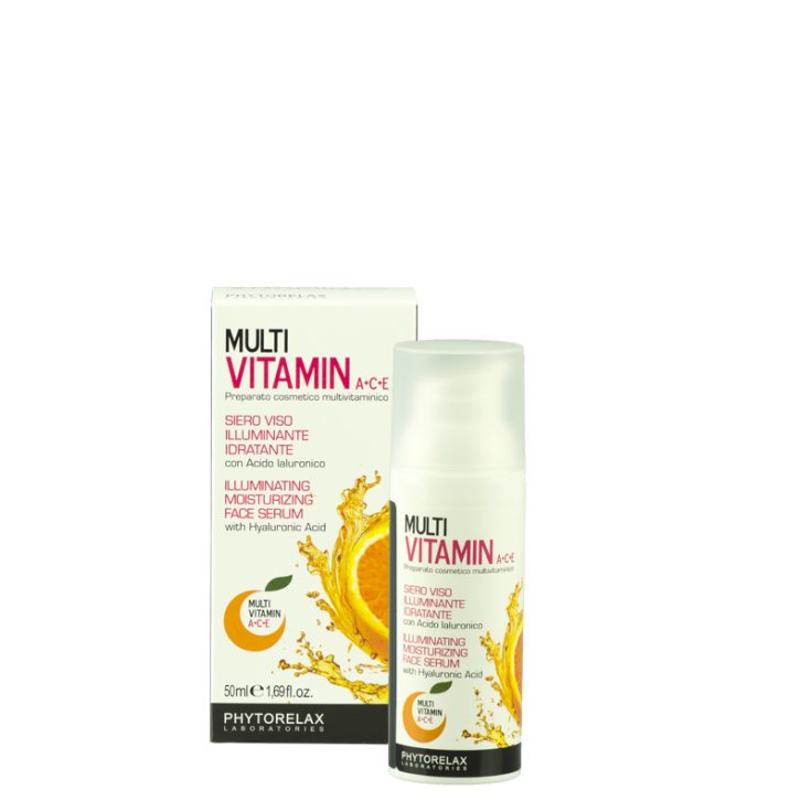 Phytorelax Multi Vitamin A + C + E Serum Facial Hidratante Iluminador 50ml