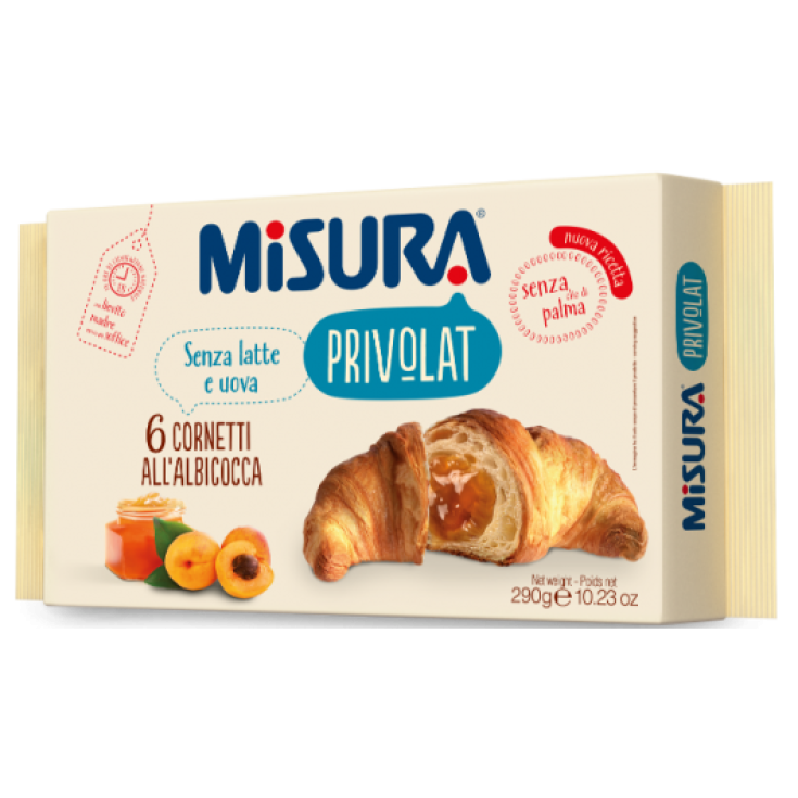 Misura Privolat Croissants De Albaricoque Sin Leche Sin Aceite De Palma 290g