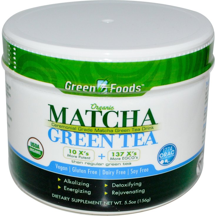 Green Foods Bebida de Té Verde Matcha 156g