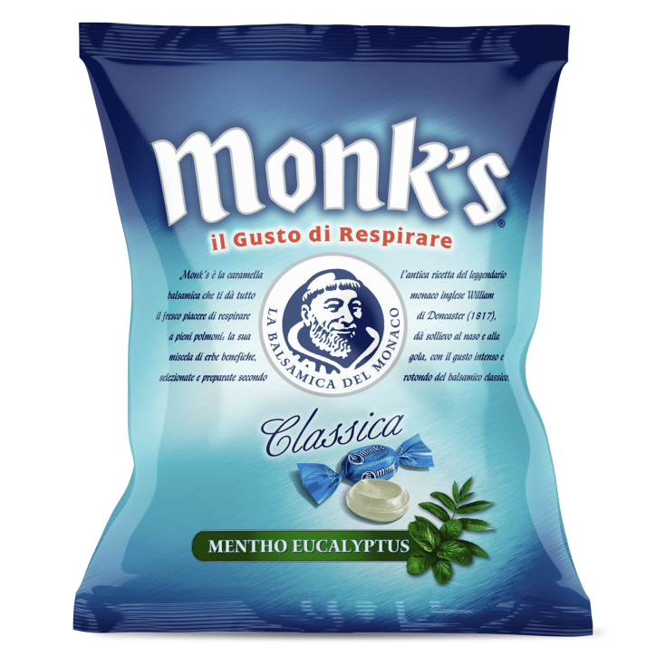 Caramelos Monk's Classica Ment / Eucal 100g
