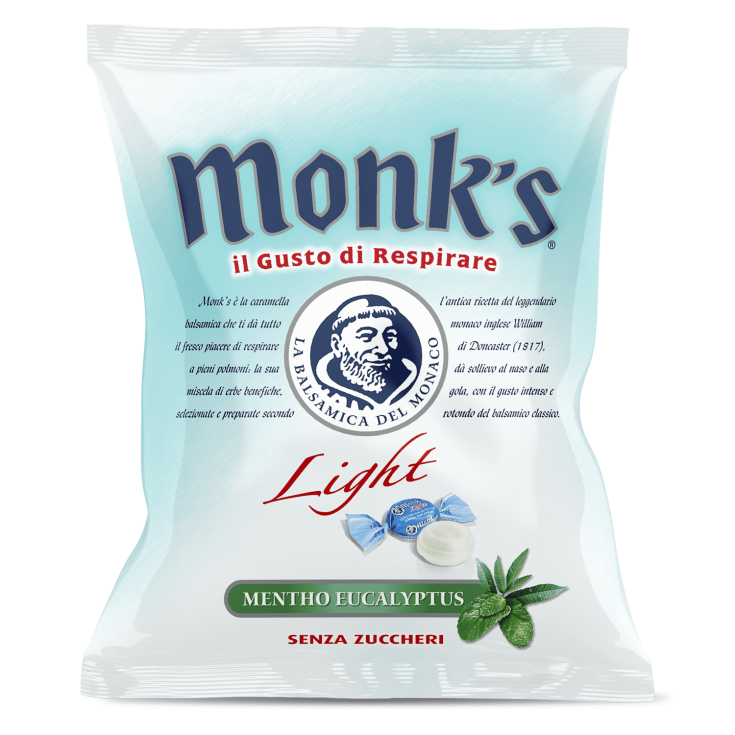 Monk's Candies Light Sin Azúcar Euc/ment 80g