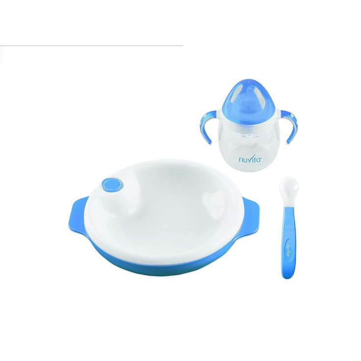 Nuvita Kit Papilla 6 Meses + Accesorios Para Papilla Azul Claro