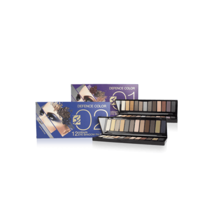 Bionike Defense Color 01 Paleta de Sombras de Ojos 12 Colores Navidad 2016