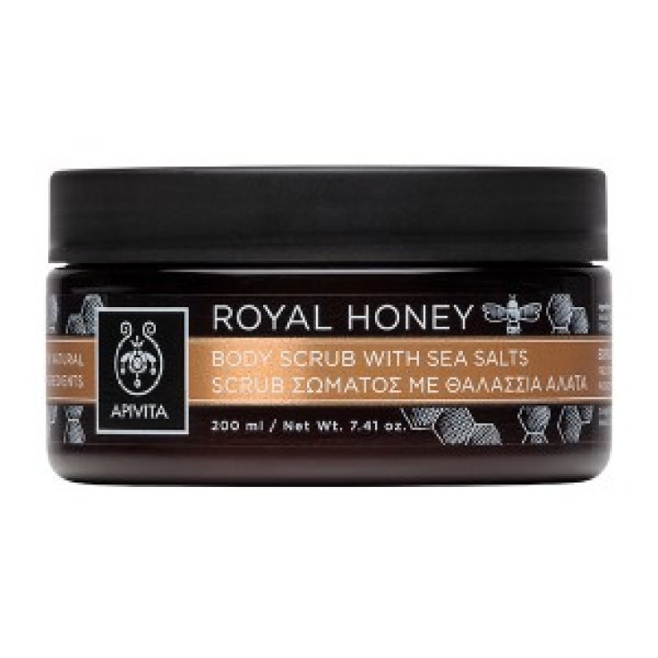 Apivita Royal Honey Exfoliante Corporal Con Sales Marinas 200ml