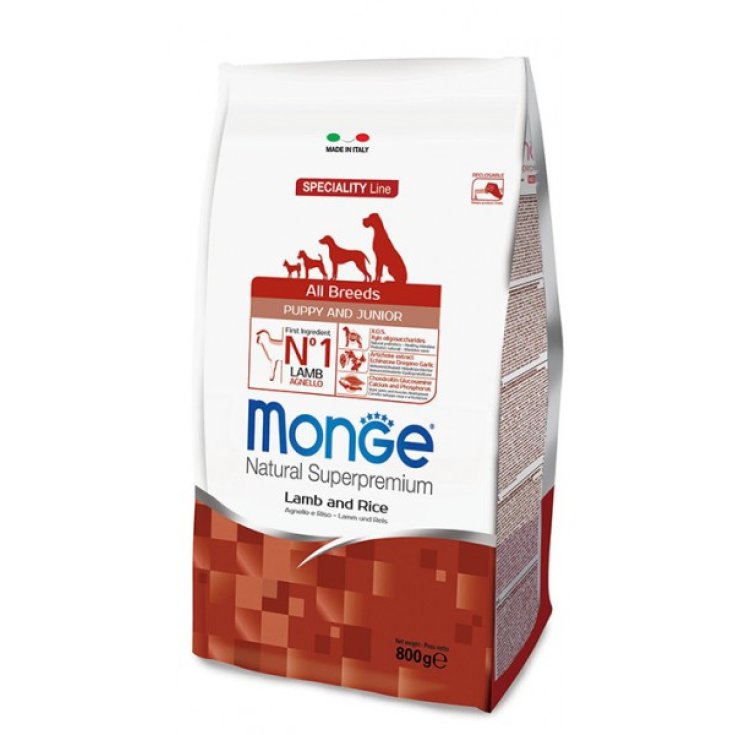 Monge All Breeds Puppy Cordero Y Arroz 800g