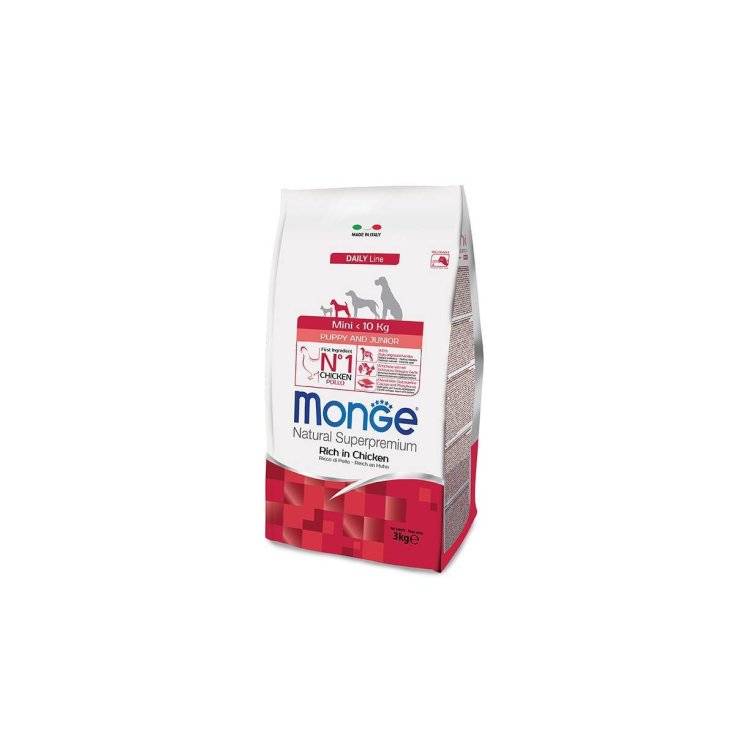 Monge Mini Cachorro Pollo Y Arroz 3Kg