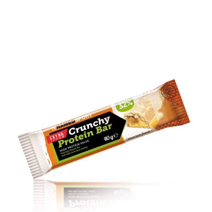 NamedSport Crunchy Protein Bar Tarta de Limón 40g