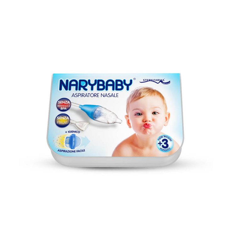 Sterilfarma® NaryBaby® Aspirador Nasal + 3 Filtros 1 Pieza