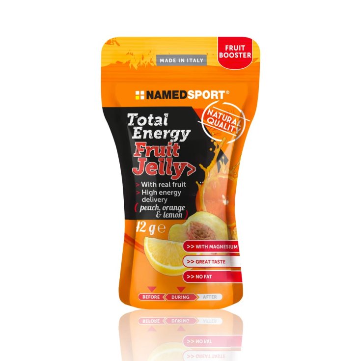 Named Total Energy Fruit Jelly Melocotón Naranja Limón 42g