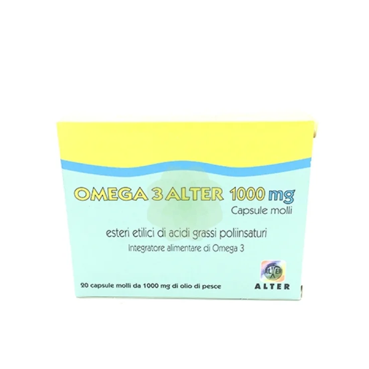 Alter Complemento Alimenticio Omega 3 20 Cápsulas