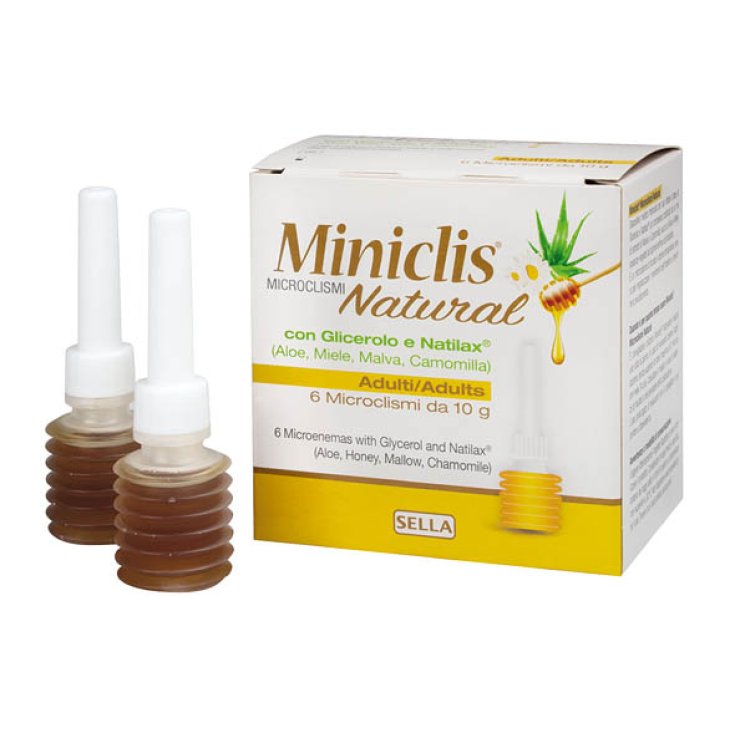 Saddle Miniclis Natural Microenemas Adultos 6 Piezas