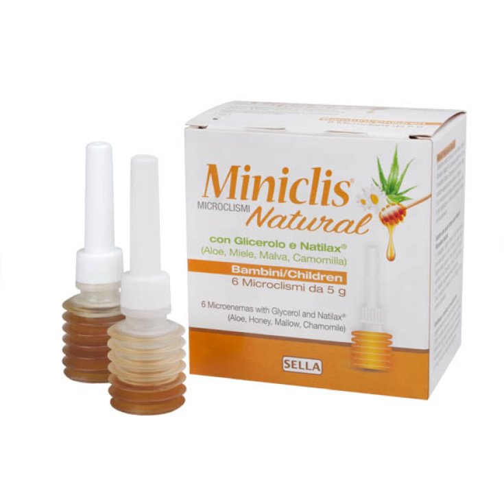 Sillín Miniclis Natural Microenemas Infantil 6 Piezas