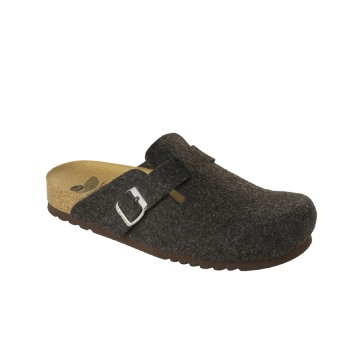 Scholl Amiata Man Zapatos De Hombre De Fieltro Color Marrón Oscuro Número 43