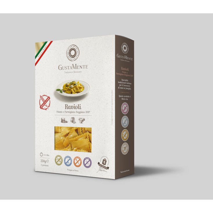 GustaMente Ravioli Patatas Parmigiano Reggiano Sin Gluten 250g