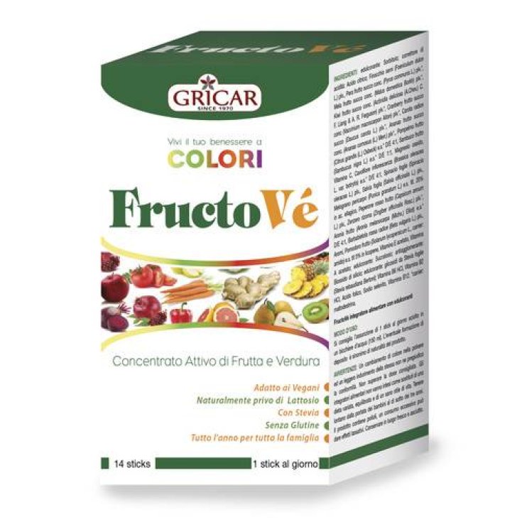 Fructove Químico Gricar 'Complemento Alimentario 14 Stick