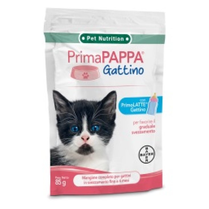 Bayer Prima Pappa Kitten Alimento para Gatitos Destetados 85g