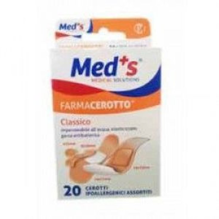 Med+s Strip Classic Parche L/xl 20 Piezas