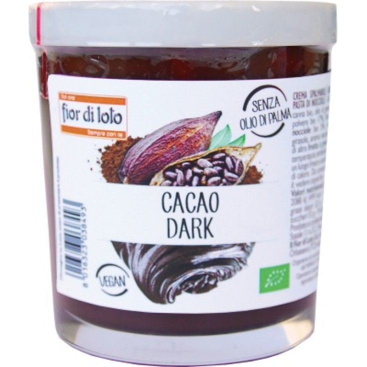 Fior di Loto Crema de Cacao Orgánica Oscura 200g