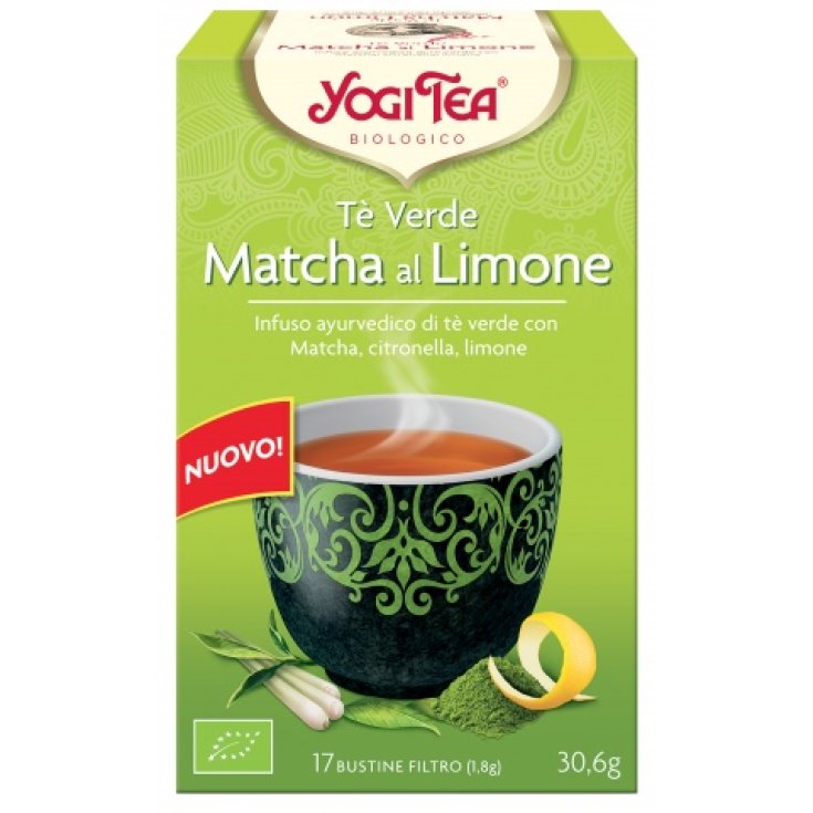 Yogi Tea Té Verde Matcha Limón 17 Filtros X 1,8g