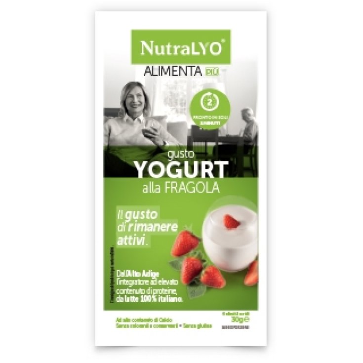 NutraLYO® Feeds More Suplemento alimenticio de yogur proteico de fresa 30 g