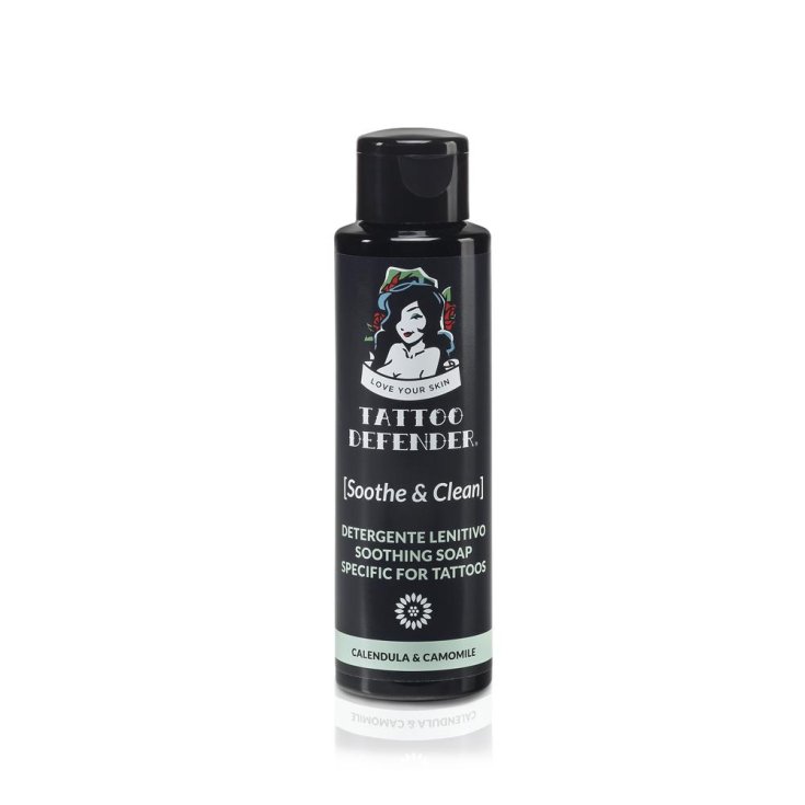 Tattoo Defender Soothe & Clean Limpiador Calmante para Pieles Tatuadas 100ml