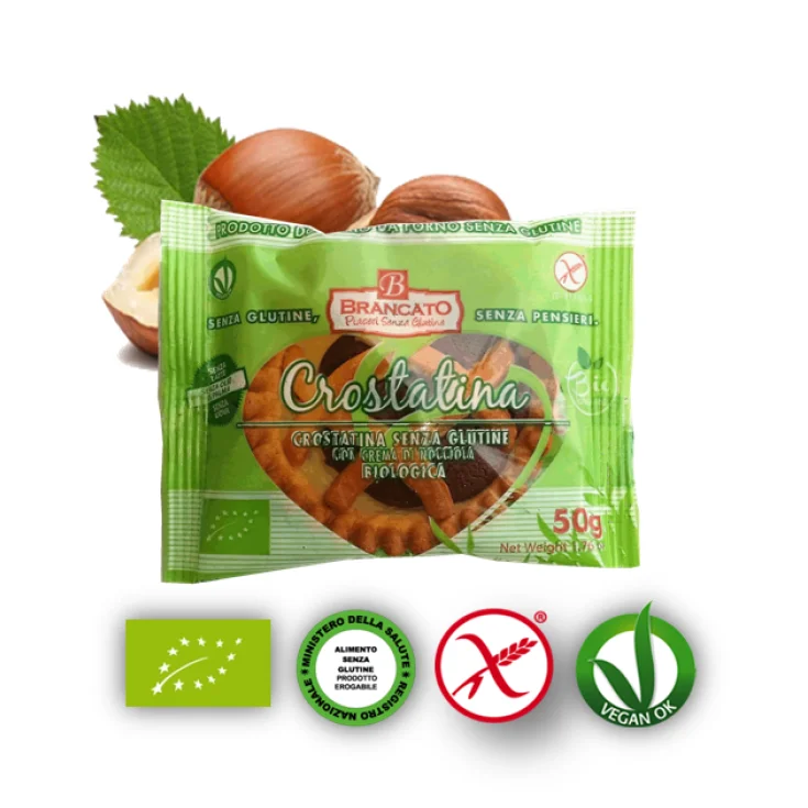Brancato Tarta De Crema De Avellanas Ecológica Sin Gluten 50g