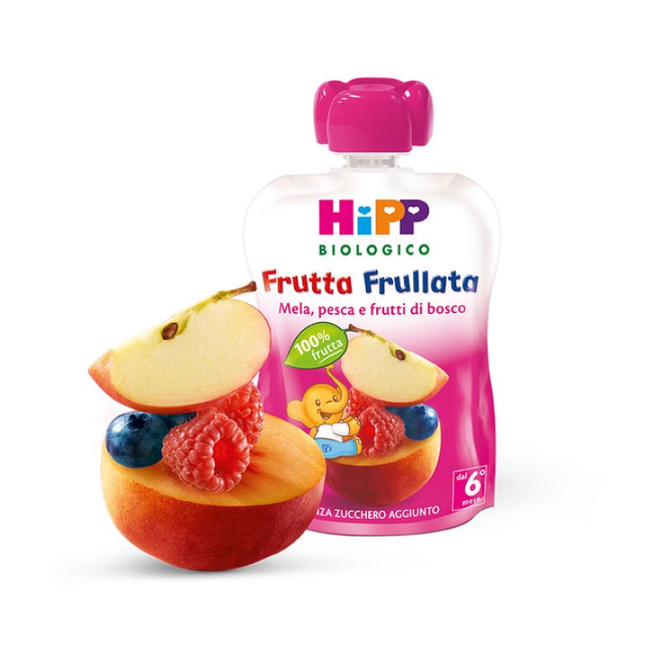 Hipp Fruit Smoothie Manzana Melocotón Y Frutos Rojos Orgánico 90g