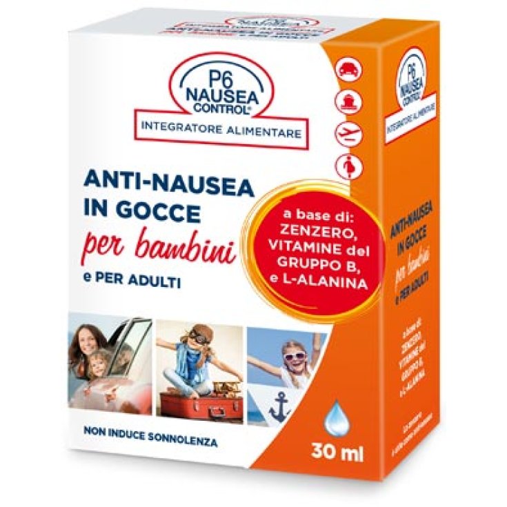 P6 Nausea Control Sea Band Gotas antináuseas para niños Complemento alimenticio 30ml