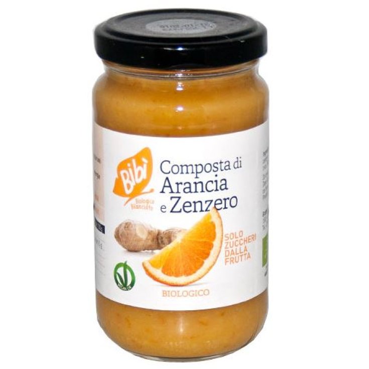 Bibì Compota Ecológica de Naranja y Jengibre 210g