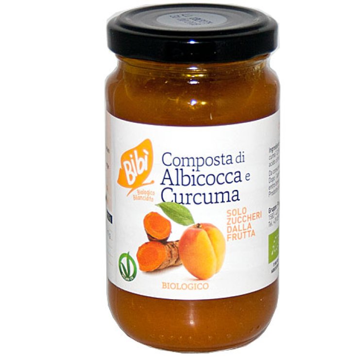 Bibì Compota Ecológica de Albaricoque y Cúrcuma 210g