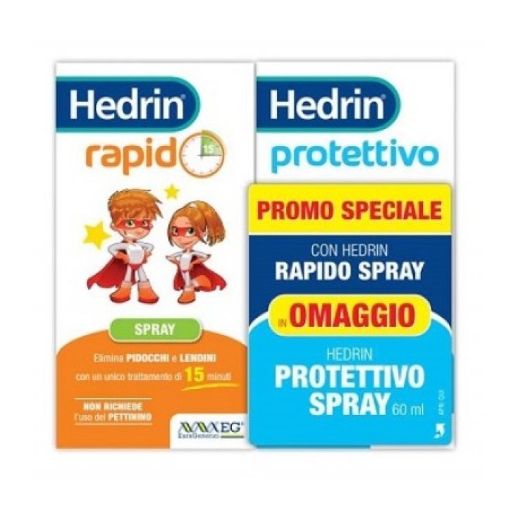 EG Hedrin Rapido Spray + Protector Gratis 60ml + 60ml