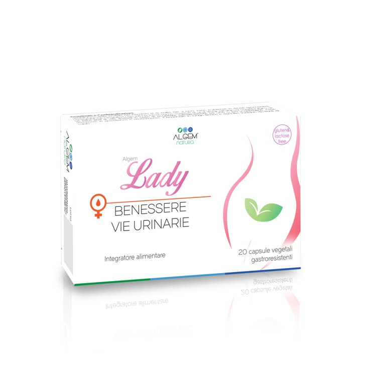 Algem Lady Bienestar Vías Urinarias Complemento Alimenticio 20 Comprimidos