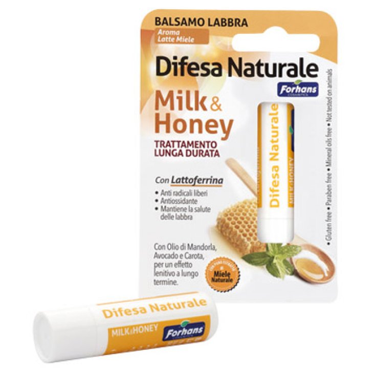 Forhans Milk & Honey Natural Defense Bálsamo Labial 1 Pieza
