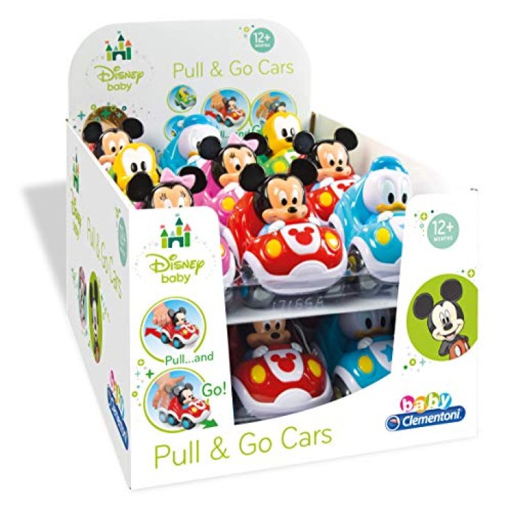 Clementoni Disney Baby Pull & Go Cars Coches de Juguete Modelos Surtidos 1 Pieza