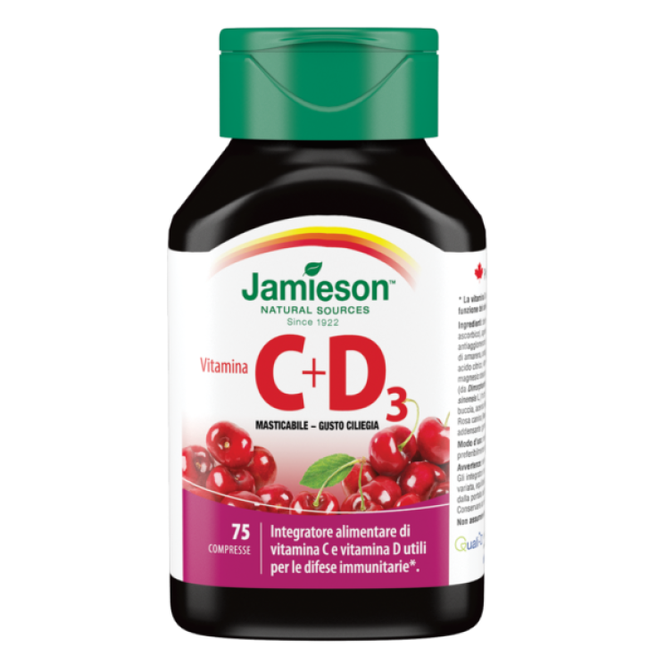 Biovita Jamieson Complemento Alimenticio Vitamina C + D3 75 Comprimidos