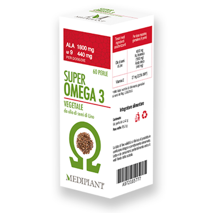 Mediplant Super Omega 3 Vegetal 60 Perlas