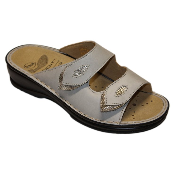 Scholl Dalila Pantuflas Mujer Bioprint Plantilla Color Marfil Talla 38