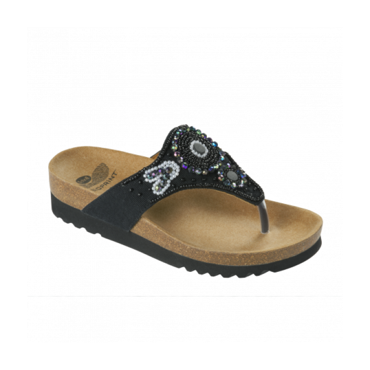 Chanclas Scholl Taila Mujer Plantilla Bioprint Color Azul Talla 36