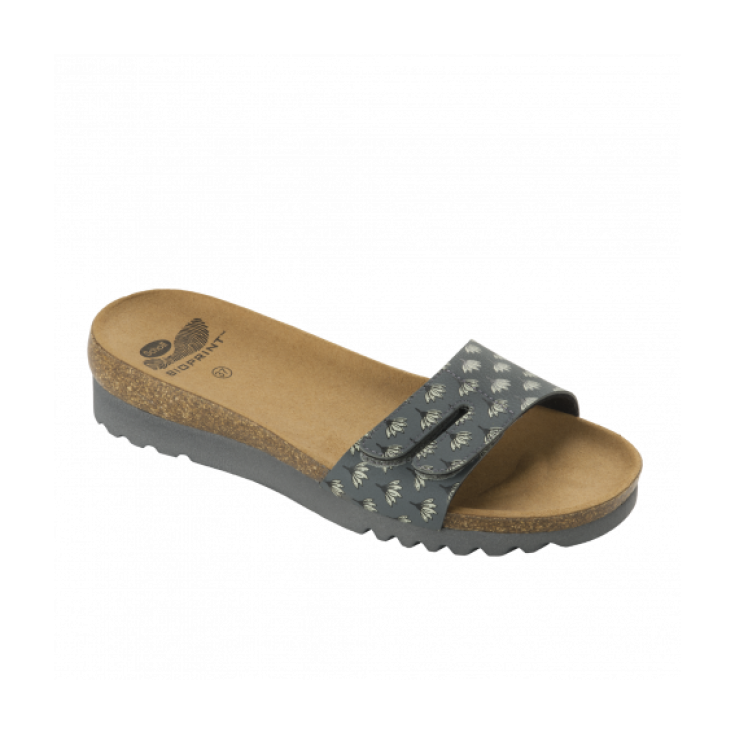 Scholl Luwin Zapatilla Mujer Bioprint Plantilla Color Gris Estampado Talla 40