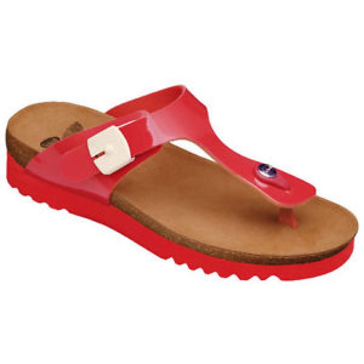 Sandalia Scholl Boa Vista Mujer Color Rojo Talla 38