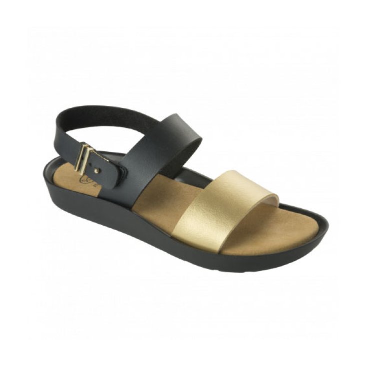 Sandalia Scholl Mamore Negro-Oro Talla 41
