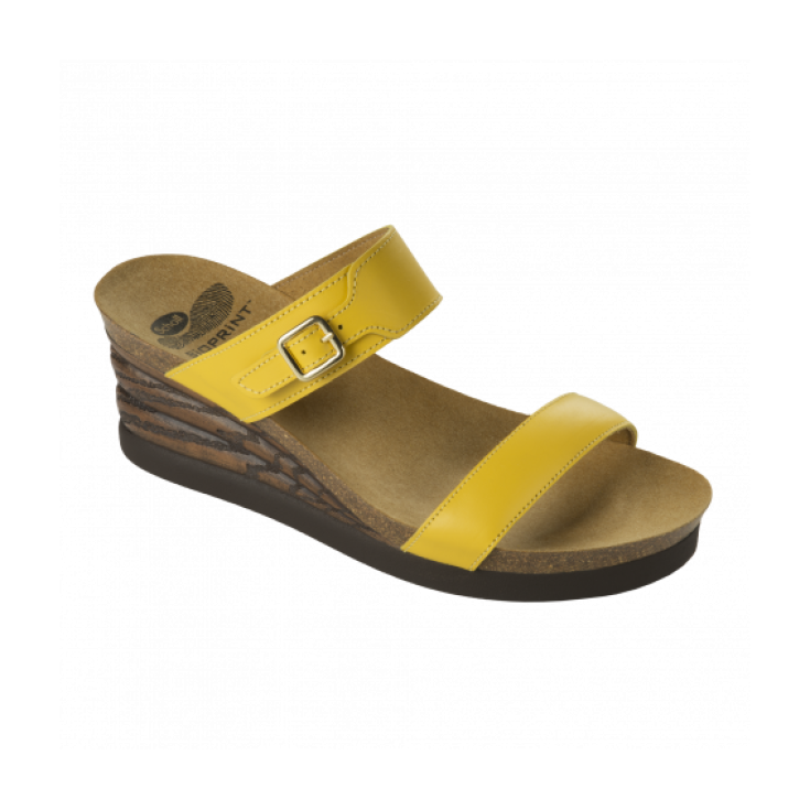 Scholl Morella Sandalia Mujer Bioprint Plantilla Color Ocre Talla 41