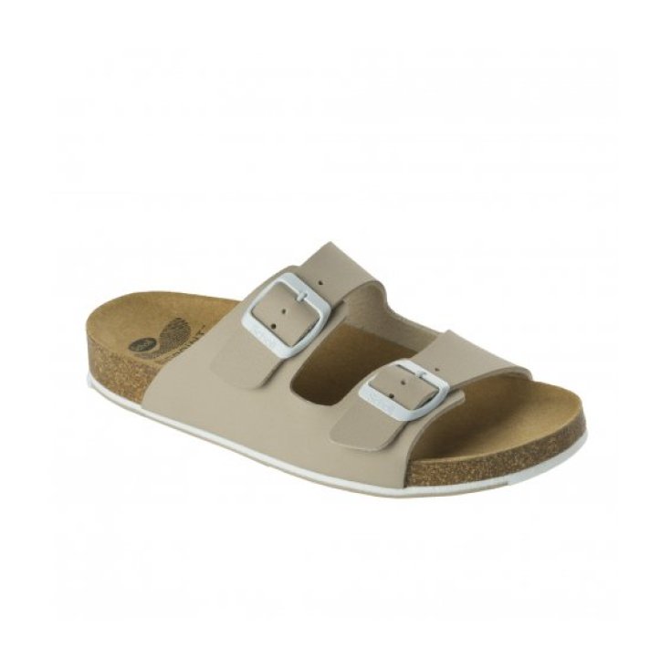 Sandalia Mujer Scholl Spikey SS6 Color Beige / Blanco Talla 39