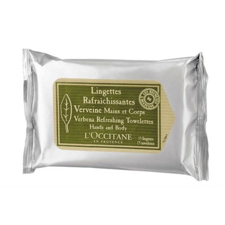 L'Occitane Verbena Citrus Toallitas Refrescantes 15 Piezas