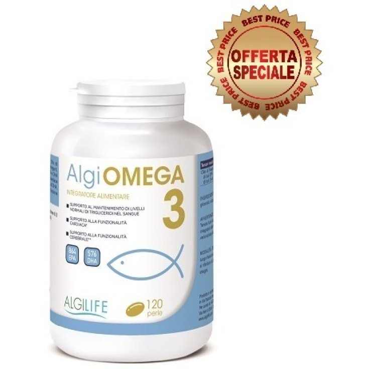 Algilife Algiomega 3 Complemento Alimenticio 120 Perlas