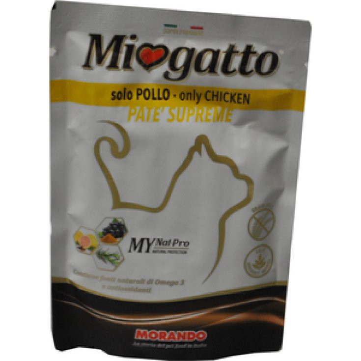 Morando Miogatto Patè Supreme Solo Pollo Monodosis 85g