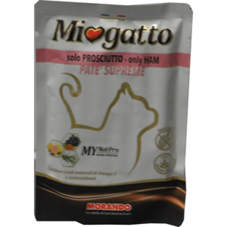 Morando Miogatto Patè Supremo Solo Jamón Monodosis 85g