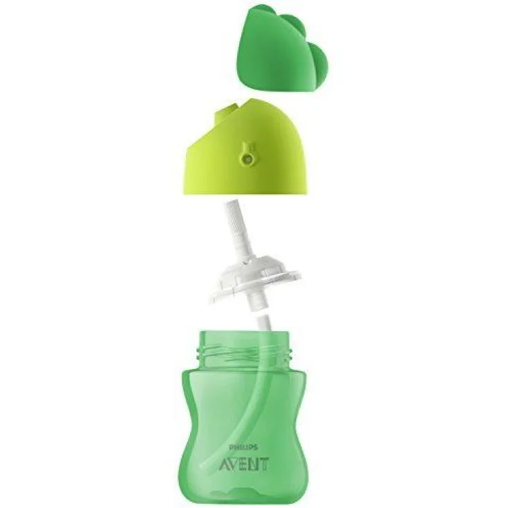 Philips Avent Vaso Infantil Con Pajita Curva 12M + 300ml