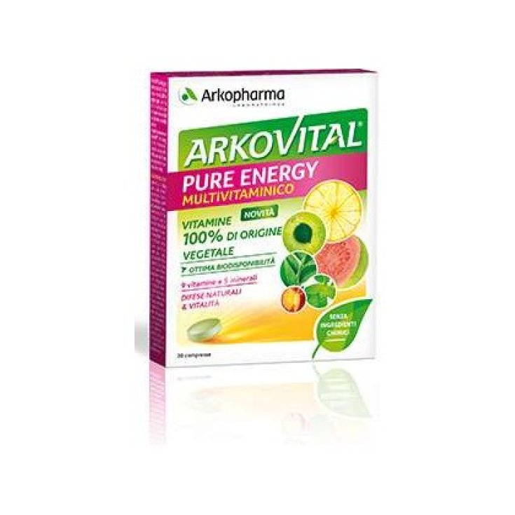 Arkopharma Arkovital Pure Energy Complemento Alimenticio 50+ 60 Cápsulas