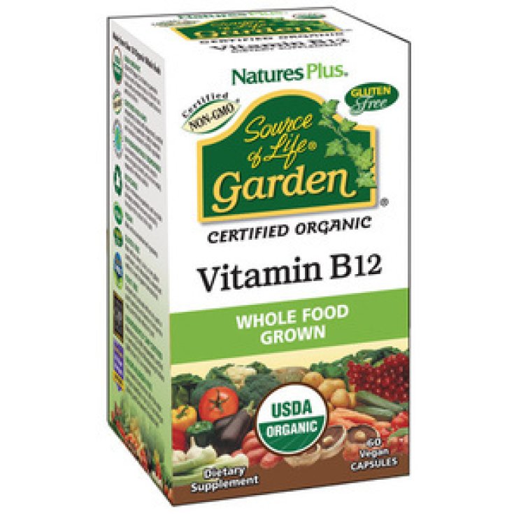 Source of Life Garden Vitamina B12 Complemento Alimenticio 60 Cápsulas